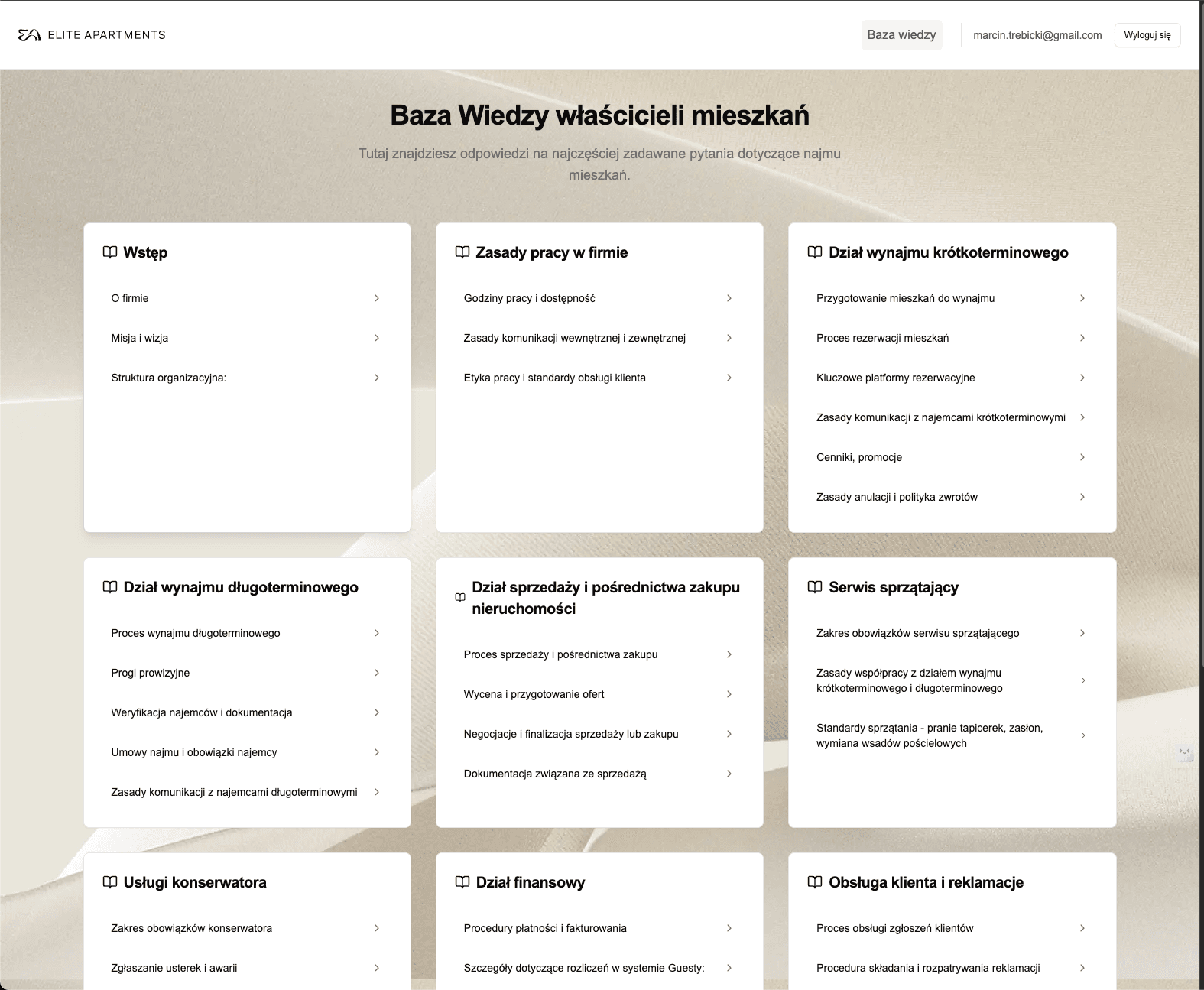 Elite Apartments CMS